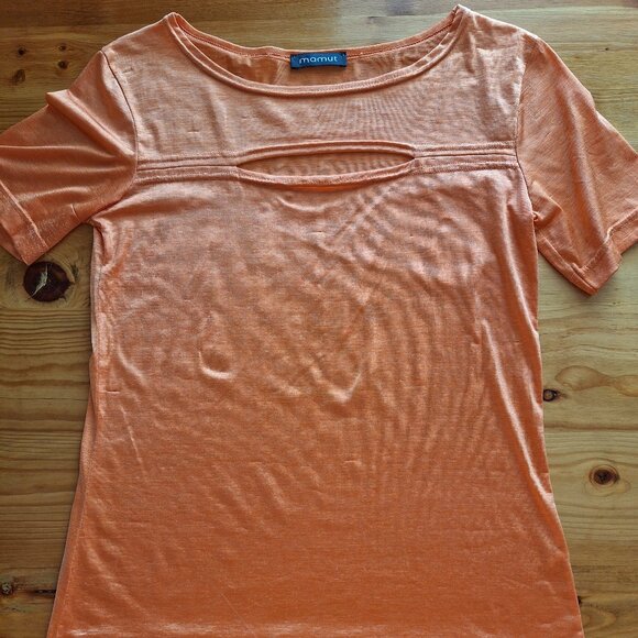 Vintage Mamut Peephole Orange Top - Picture 1 of 3